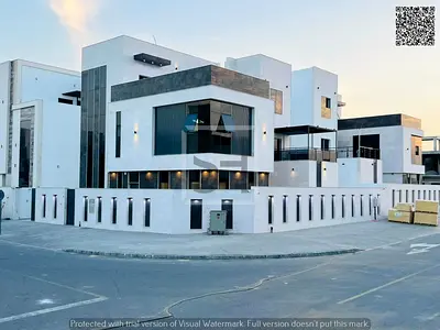 Villa for sale opposite a garden, including registration fees, electricity, water and air condition