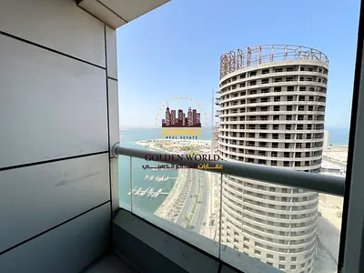 For Rent in Al Khan 2BR and Hall Balcony Parking Pool Gym Football Field 3 Bathrooms Open View High
