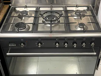 Smeg top gas oven electric cooker 90 cm good condition