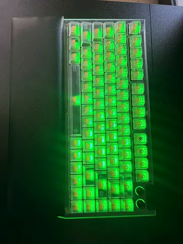 Compact RGB Mechanical Keyboard Gamer Razer - 75% Layout with Wrist Rest