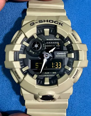 CASIO G-Shock GA-700UC Khaki Preloved Unboxed