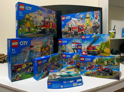 LEGO CITY Fire Dept Collection of Vehicle Sets