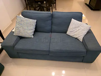 Blue 2 & 3 Kivik Seater Sofa in Good Condition