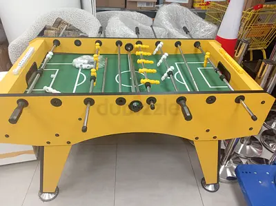 Yellow Foosball Table - Good Working Condition