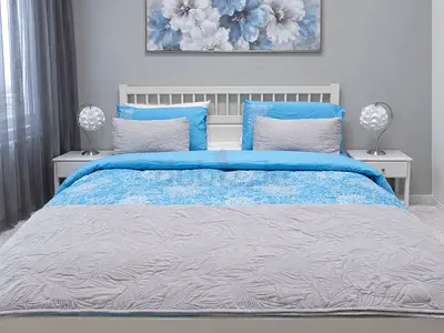 Wooden King bed set IKEA 7pcs. Like new