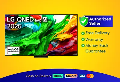 LG 55 inch TV Smart QNED Mini LED - 4K, | New | Warranty | FREE Delivery