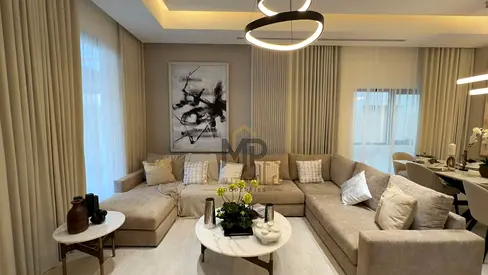 An upscale villa featuring a modern design, spacious interiors, and a practical layout ideal for large families—inclusive of registration fees, air co
