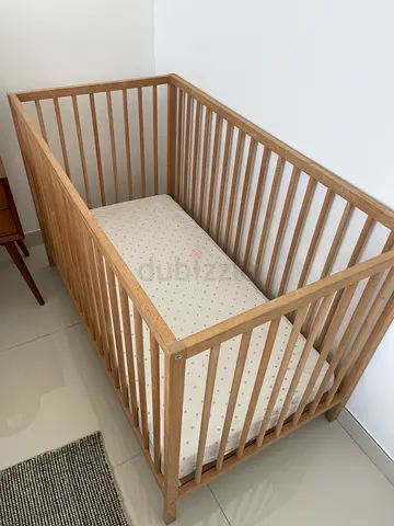 Ikea cot and mattress and other baby items