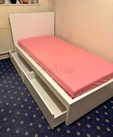 Ikea Single Bed with Mattress Available in Perfect Condition