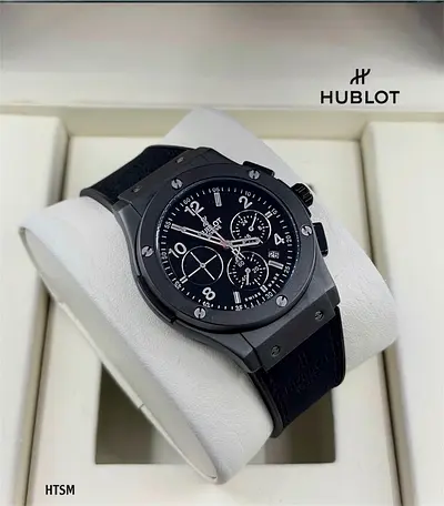 Hublot mens quartz chrono watch