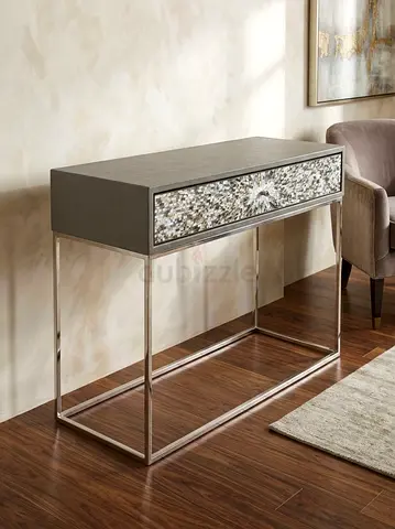 Modern Console Table with mother of pearl Drawer