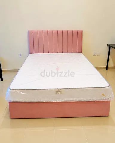 Pink New Queen size family bed storage with mattress good quality Queen bed queen size bed