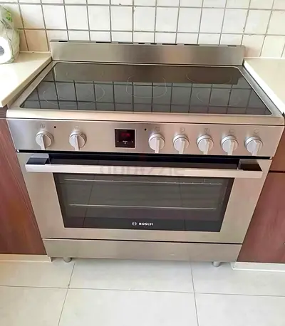 Bosch Stainless Steel Electric Range with Ceramic Hob and Oven