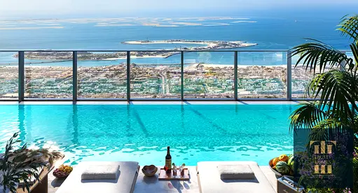 High-Floor 2BR | Furnished | Sea & Skyline Views | HIGH-ROI