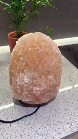 Himalayan Salt Lamp with Wooden Base