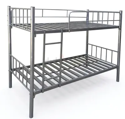 Premium Modern Silver Bunk Bed – Stylish & Space-Saving