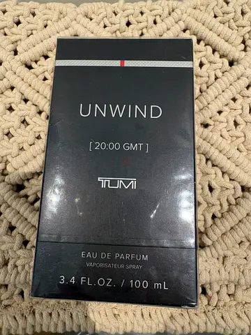 Unwind Tumi brand cologne perfume brand new unopened in wrapper