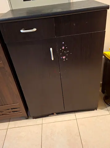 Shoe Cabinet with Shelves & Drawers – Moving Sale