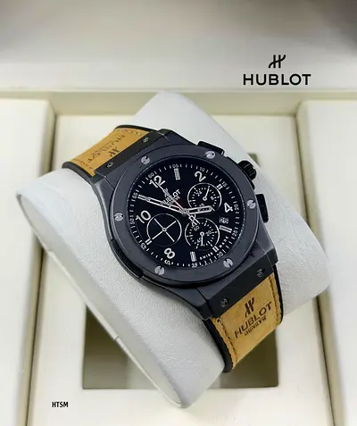 Hublot mens quartz chrono watch