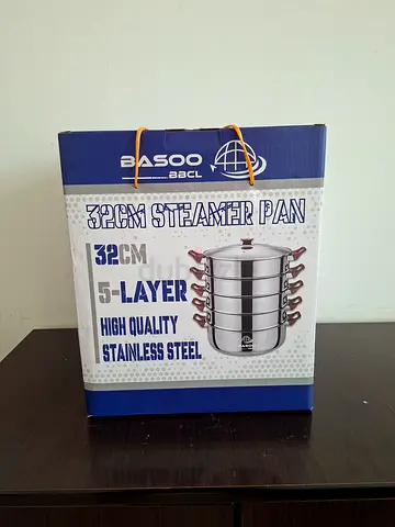 32cm 5-Layer High Quality Stainless Steel Steamer Pan.