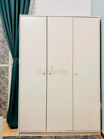 IKEA White 3-Door Wardrobe / Armoire - In immaculate condition