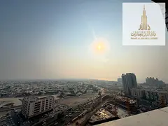 Prime location near Corniche | 1,700 sqft | 2BR & Hall | 3 balconies | 3 baths | Built-in wardrobes