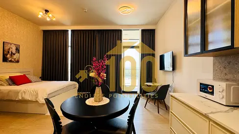 Modern Furnished Studio with Balcony & Parking