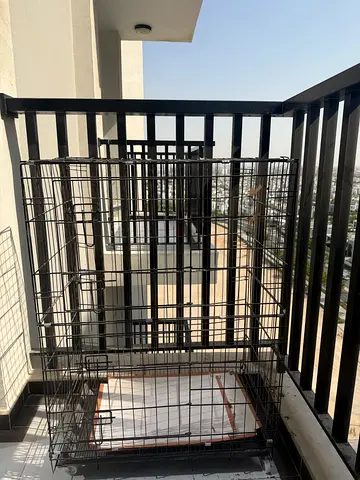 Large Metal Bird Cage with Stand - excellent Condition