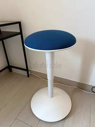 IKEA Nilserik Standing support, white/Vissle dark blue