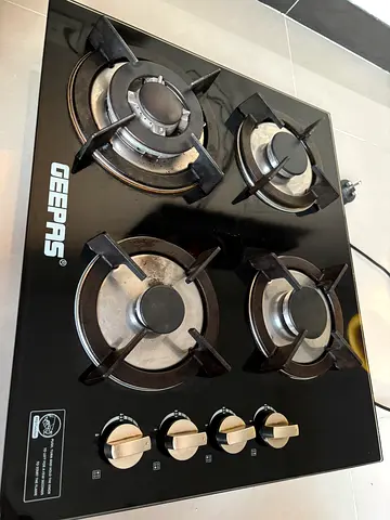 Geepas 4-Burner Gas Stove – With Warranty Card