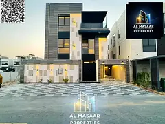 Smart Villa, fully equipped, 3 floors, directly behind services, with a swimming pool and private ro