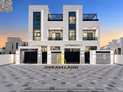 An upscale villa featuring a modern design and spacious interiors, with a practical layout ideal for large families. Villa for Sale in Al Helio – Ajma