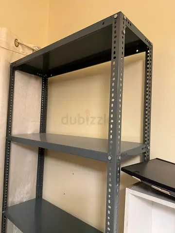 Heavy-Duty Metal Storage Shelving Unit - AED 50