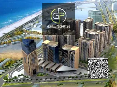 شقة للإيجار مكونة من 3 غرف نوم في برج "عجمان ون " – إطلالة خلابة على البحر