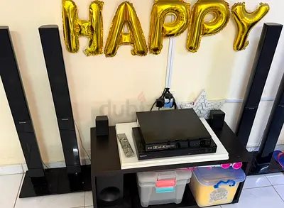 Sony & LG home theater system with speakers and DVD player - good working condition