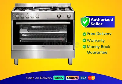 Euromaid 90X60 Cm 5 Burner Cooking Range, | New | Warranty | FREE Delivery