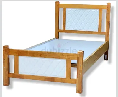 New single wooden bed for sale - modern and sublime