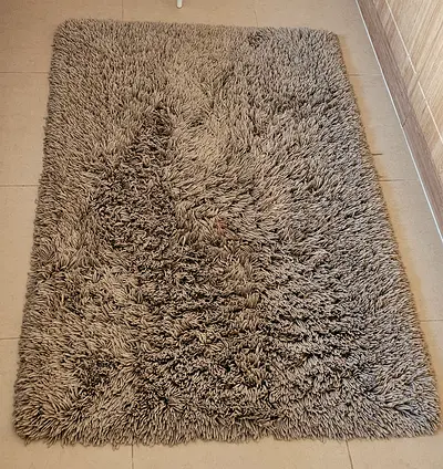 Centerpoint lifestyle soft shaggy grey rug