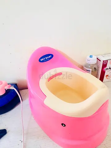 Pink Sky Baby Potty Seat - Good Condition
