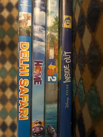 Bundle: Inside Out, Rio 2, Home, Delhi Safari (4 Kids DVDs)