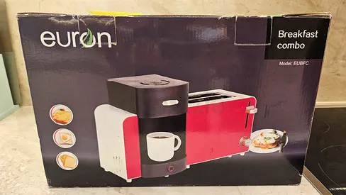 Euron Breakfast Combo - Toaster and Coffee Maker (Boxed)