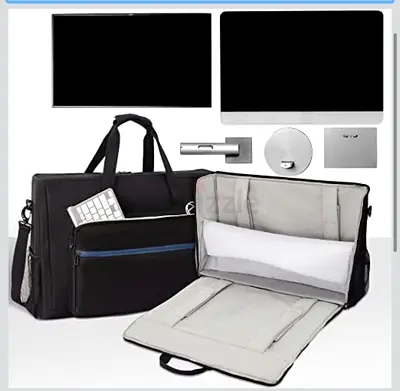 Monitor Carrying Traveling Case - For Dual Monitors up to 24" Screen