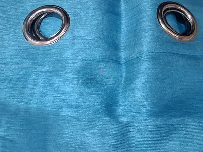 RAINCITY Teal Sheer Curtain 52x120 inches