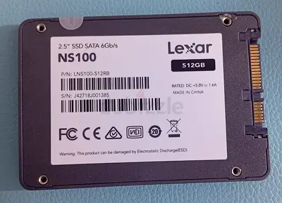 Lexar NS100 512GB 2.5" SATA SSD - Good Working Condition