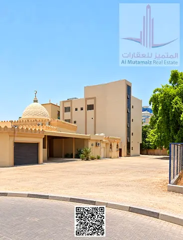 فرصة استثمارية أرض للبيع من المالك مباشرة في البستان عجمان بموقع ممتاز على شارع الشيخ عبدالله بن راشد الرئيسي مساحة 410 متر مربع وتصريح بناء أرضي + 4