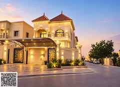 A unique opportunity to own a luxury villa in Al Muwaihat 1, corner of two streets, central air cond