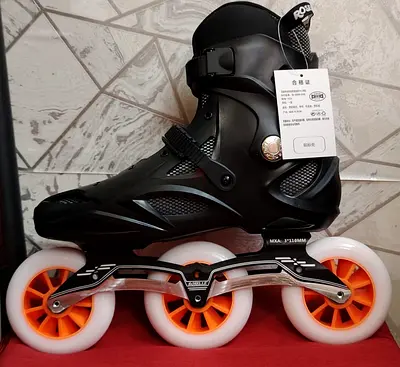 Adult Inline Speed Skates with 3 Large Wheels