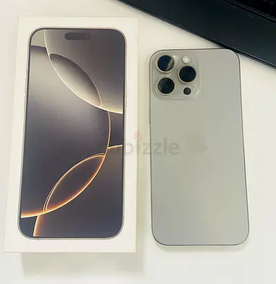 iPhone 16 Pro Max with box TDRA 91 Battery Health