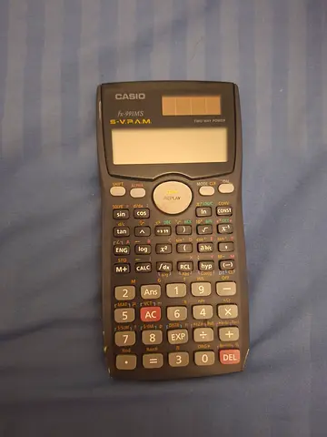 Used Casio scientific calculator (fx-991MS style) - working condition