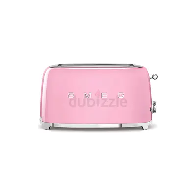 Smeg TSF02PKUK 4-Slice Retro Toaster - Pink, 1500W